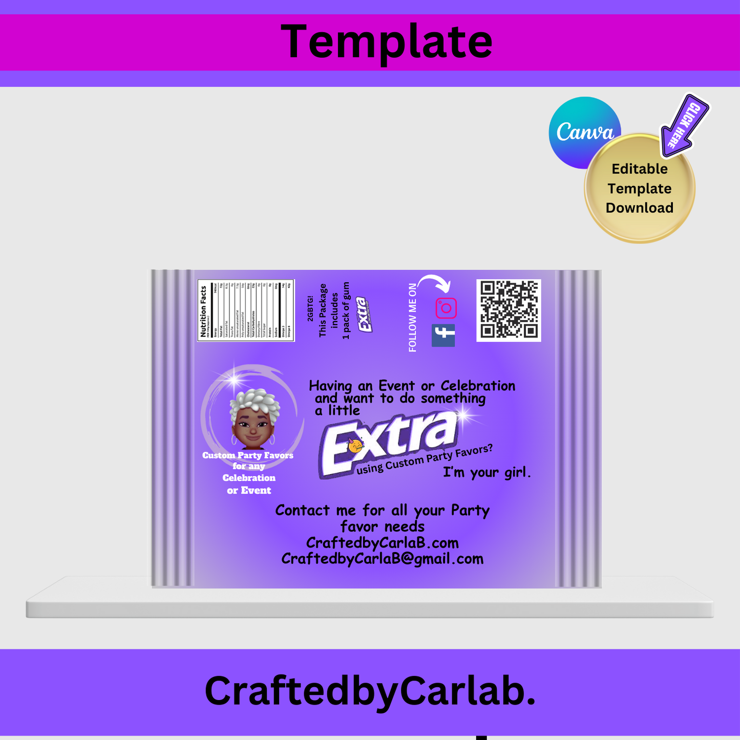 5 stick gum wrap Digital