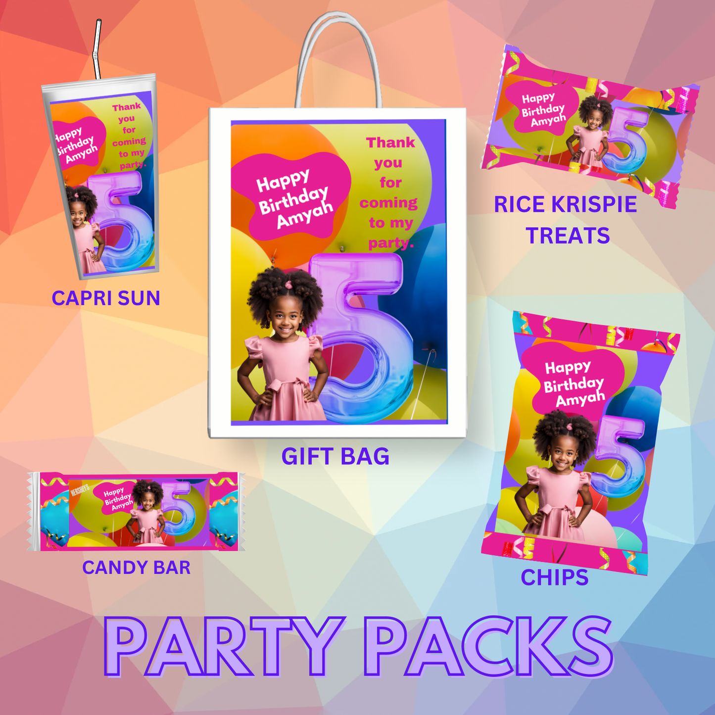 Customized Party Packs