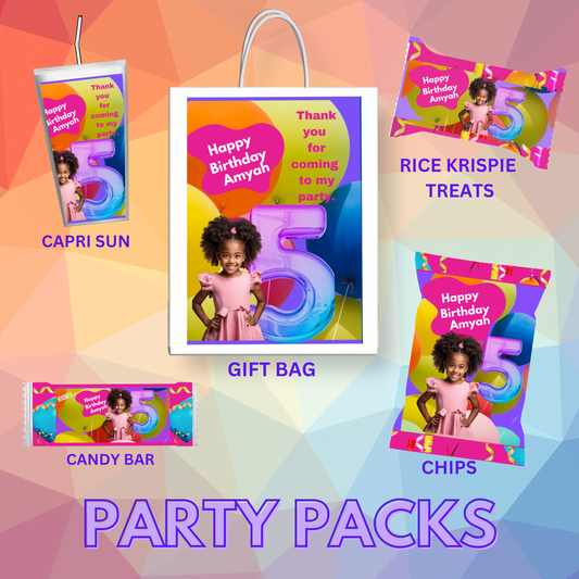 Customized Party Packs