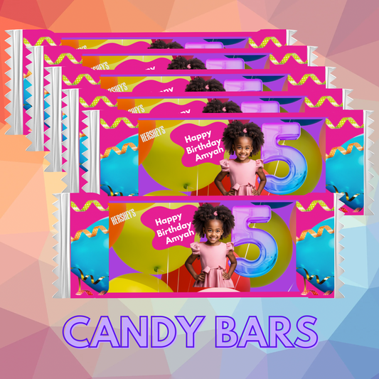 Customized Candy Bars NO Foil