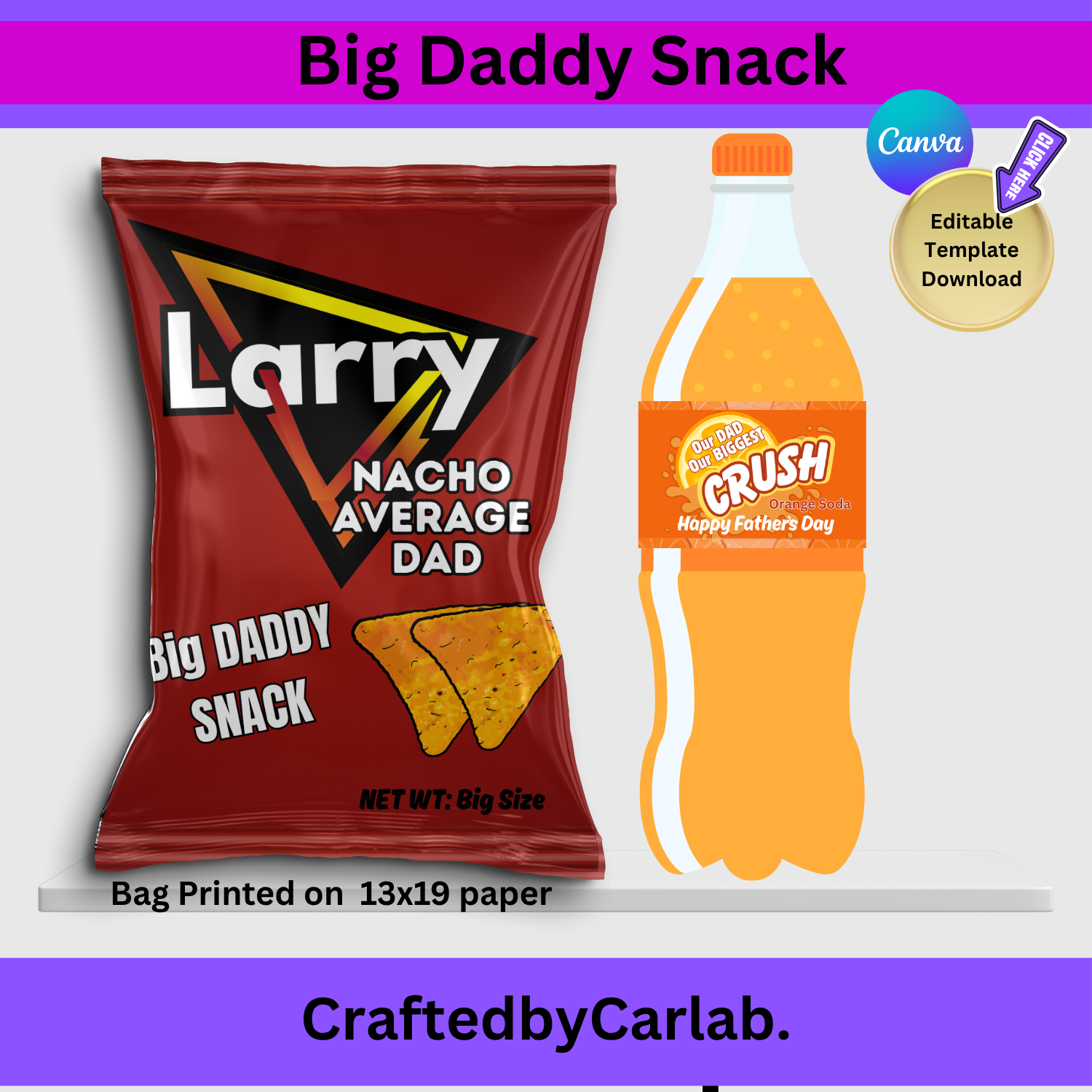 Big Daddy Snack Pack - Digital File