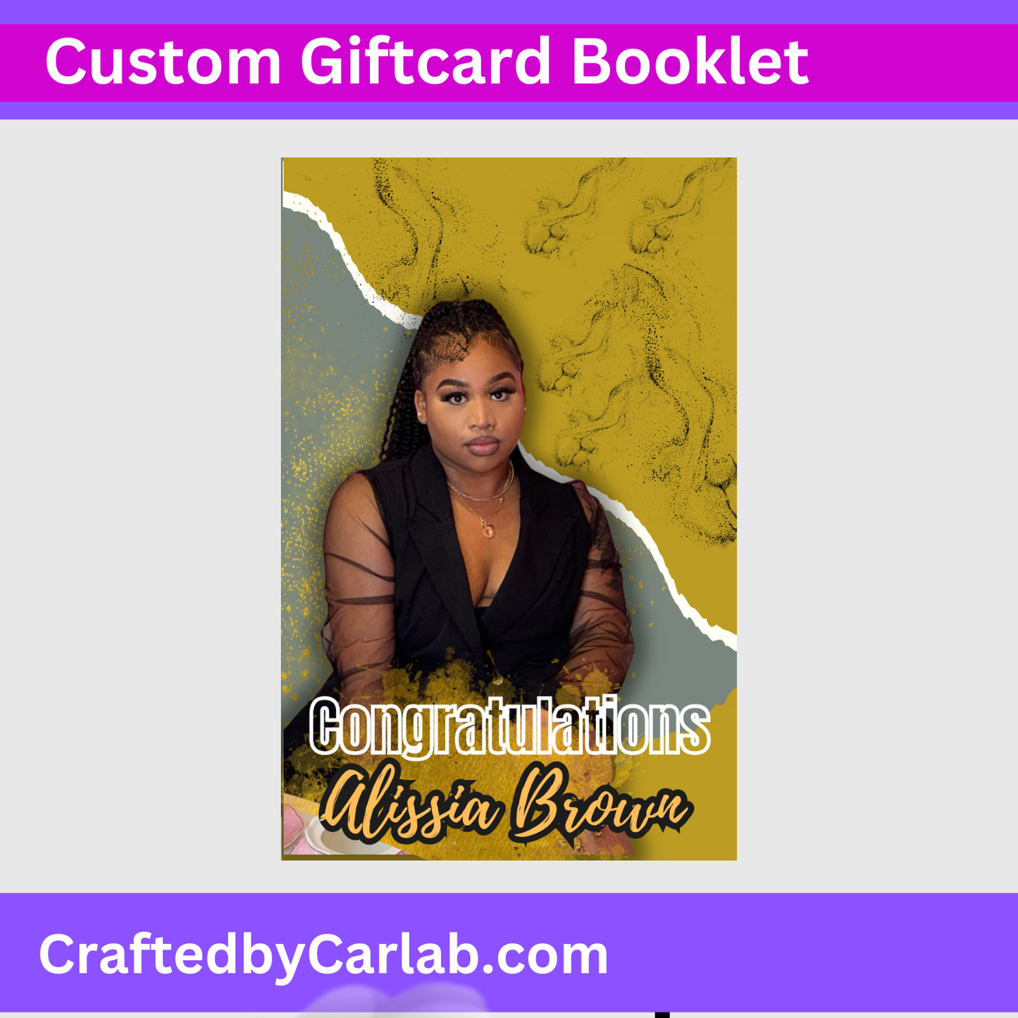 Custom Giftcard Booklet