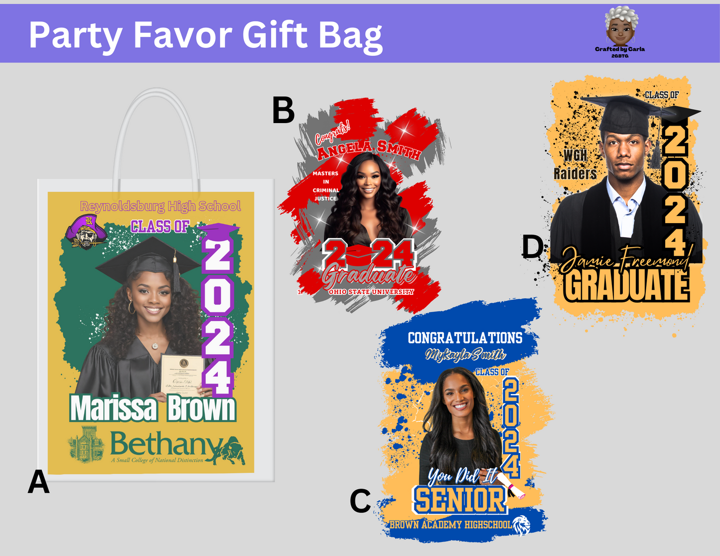 Customized Gift Bags - Graduation