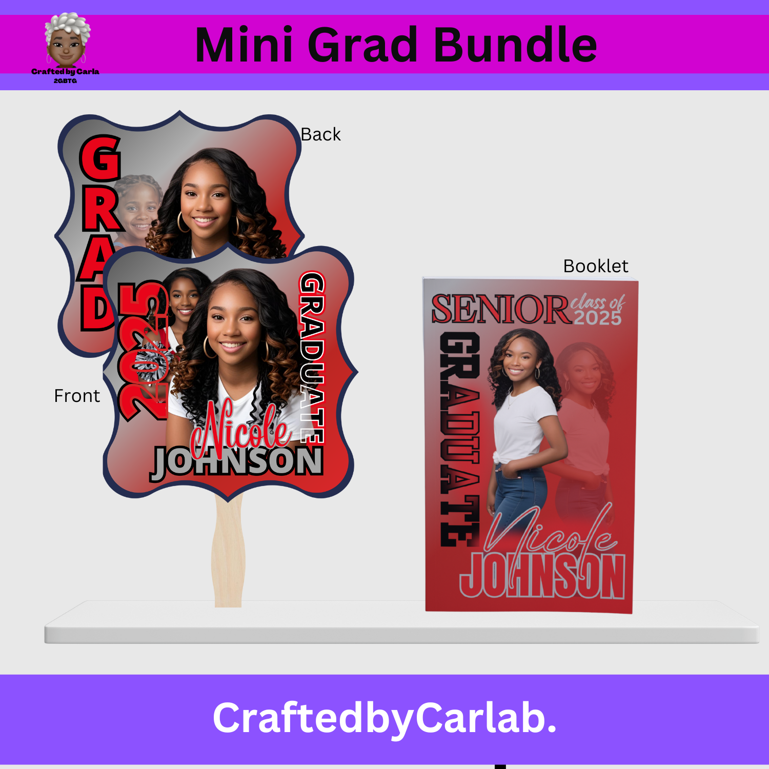 Mini Custom Graduation Bundle – Crafted By Carla B