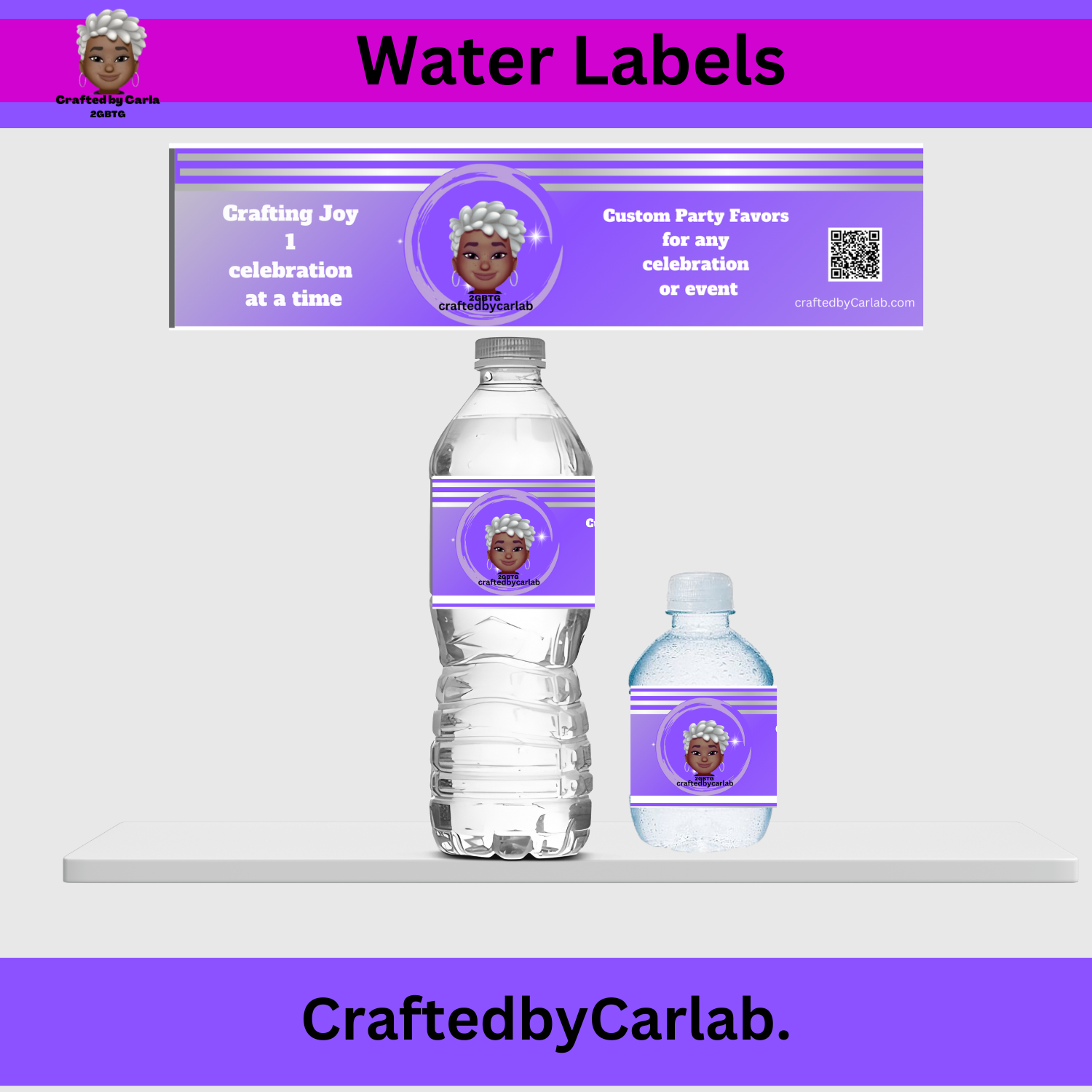 Customized Water Bottle Labels